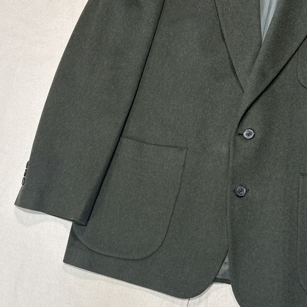 Eddie Bauer Men's Dark Green Wool Blazer - Picture 9 of 16